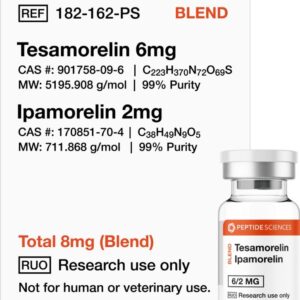 tesamorelin, ipamorelin 8mg (blend)
