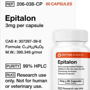 Epitalon 1mg (60 capsules) (Telomere Length)