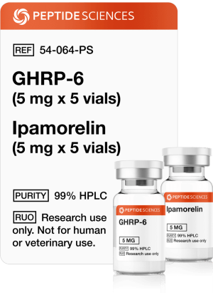 GHRP-6 (5mg x 10), CJC-1295 no DAC (5mg x 10) GHRP-6 (5mg x 10), CJC-1295 no DAC (5mg x 10)