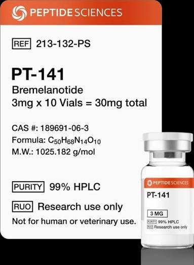 PT-141 (3mg x 10 Vials = 30mg) PT-141 (3mg x 10 Vials = 30mg)