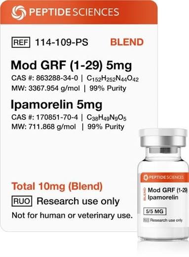 Mod GRF, Ipamorelin 10mg (Blend) Mod GRF, Ipamorelin 10mg (Blend)