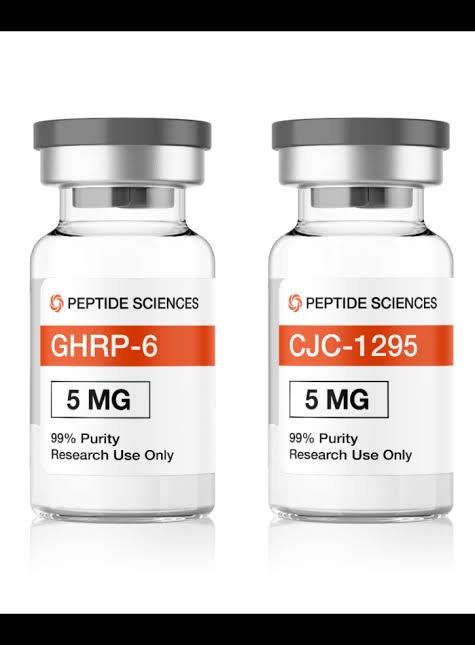 GHRP-6 (5mg x 10), CJC-1295 no DAC (5mg x 10) GHRP-6 (5mg x 10), CJC-1295 no DAC (5mg x 10)