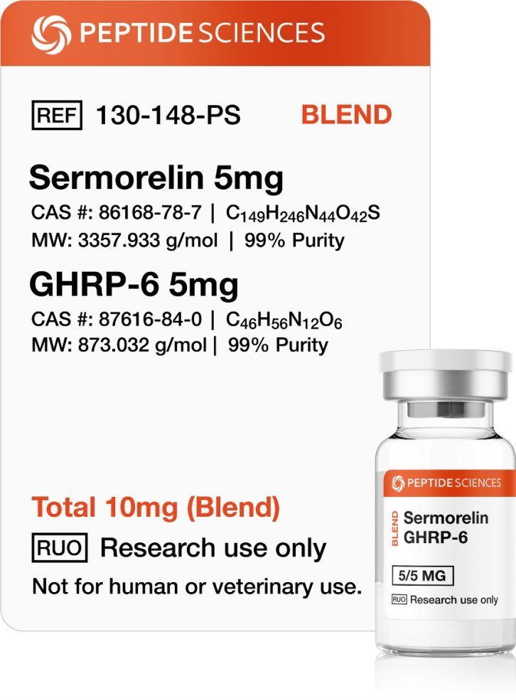 Sermorelin, Ipamorelin 10mg (Blend) Sermorelin, Ipamorelin 10mg (Blend)